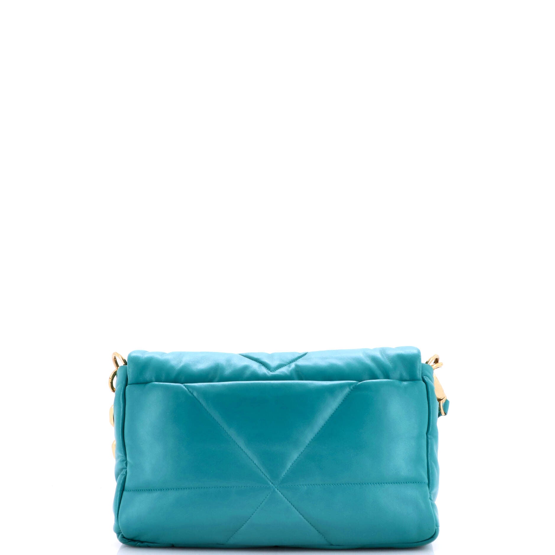 Padded Shoulder Bag Quilted Nappa Leather