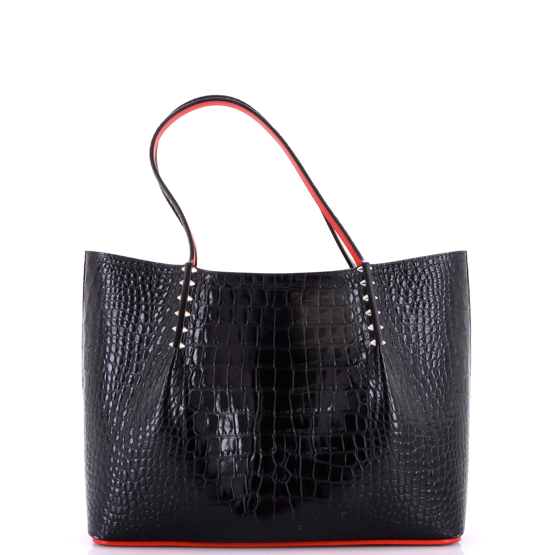 Cabarock Tote Crocodile Embossed Leather Large