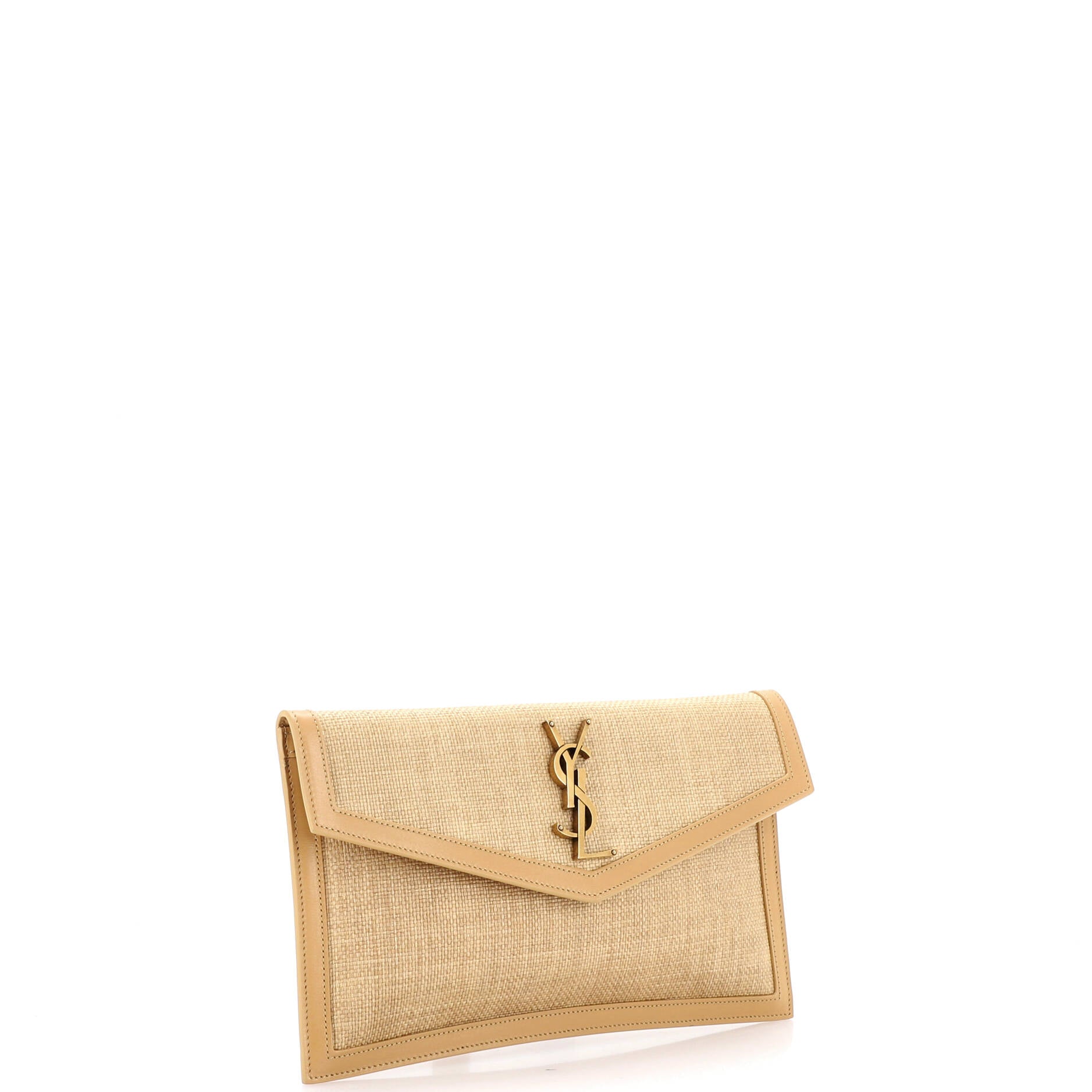 Uptown Pouch Raffia