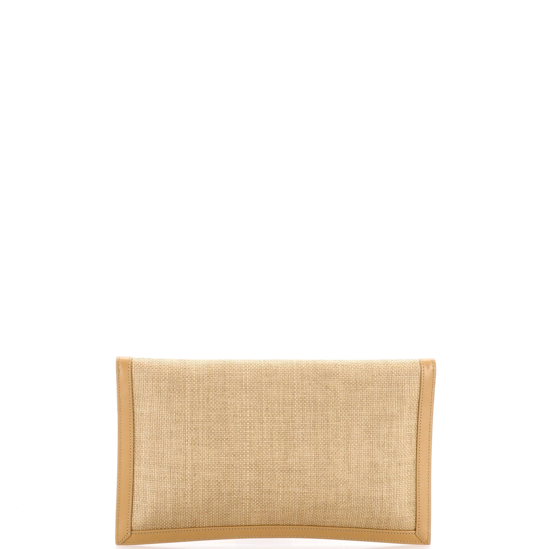 Uptown Pouch Raffia