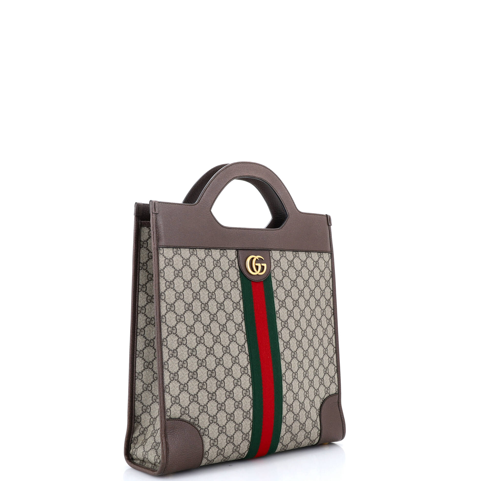 Ophidia Cut Out Handle Tote GG Coated Canvas Medium