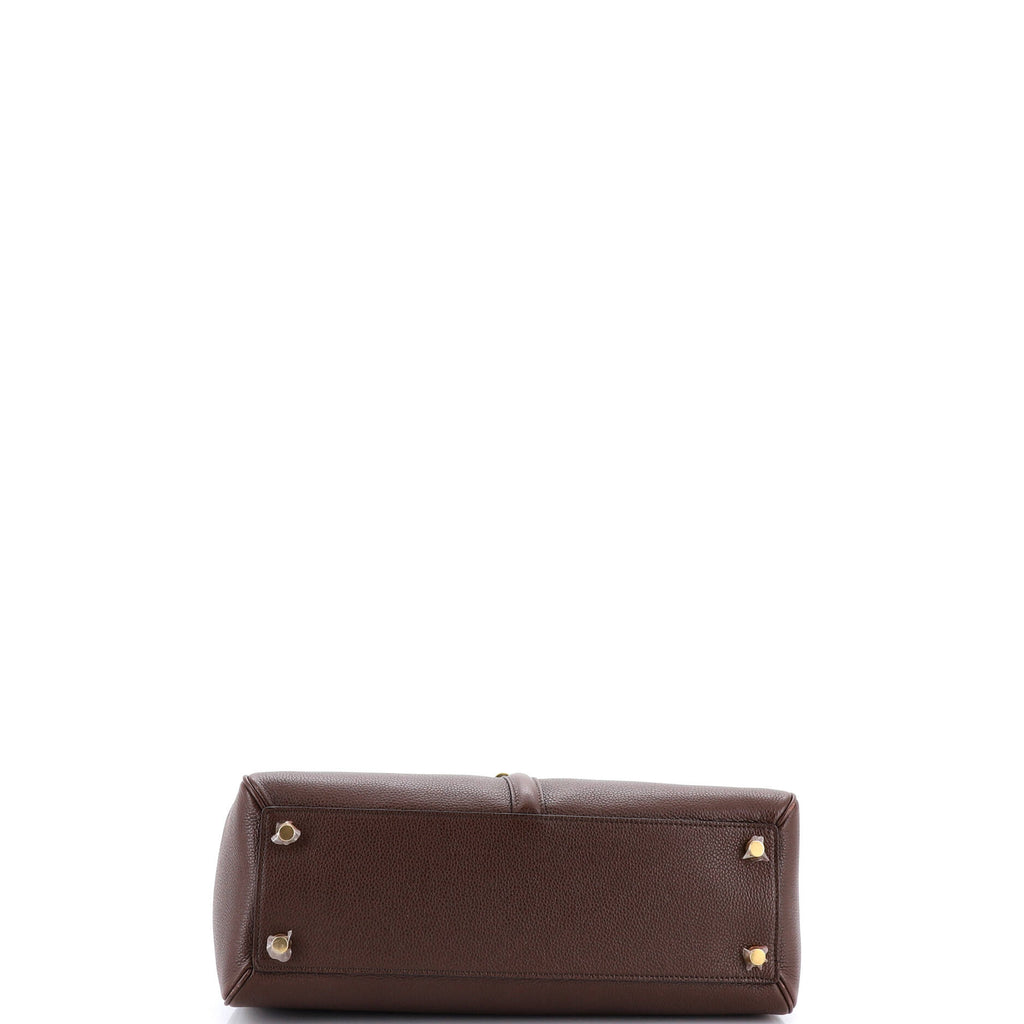 16 Top Handle Bag Grained Calfskin Medium