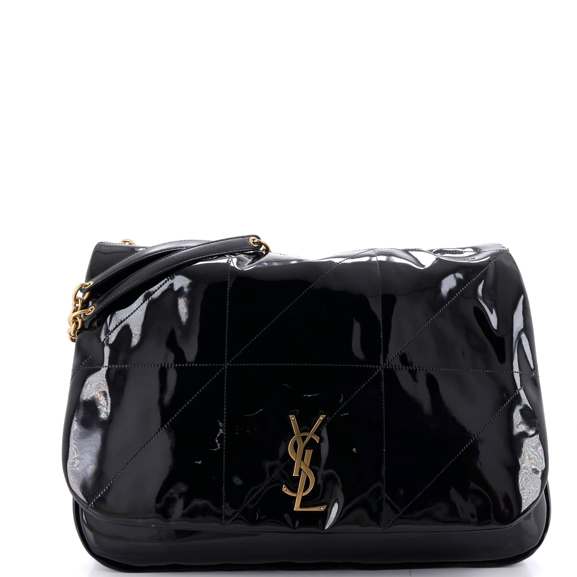 Jamie 4.3 Shoulder Bag Quilted Patent Large