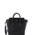 Luggage Bag Grainy Leather Nano
