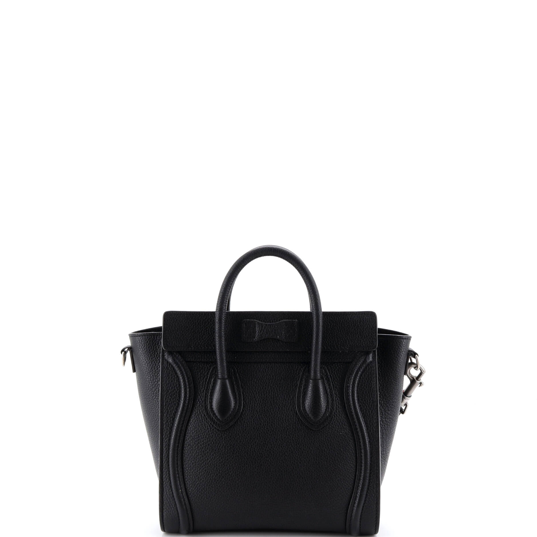 Luggage Bag Grainy Leather Nano