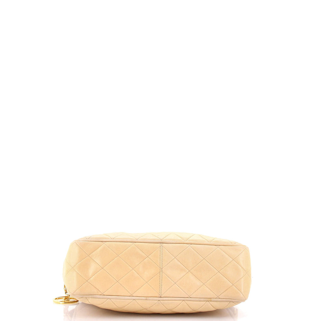 Vintage Chain Camera Bag Quilted Lambskin