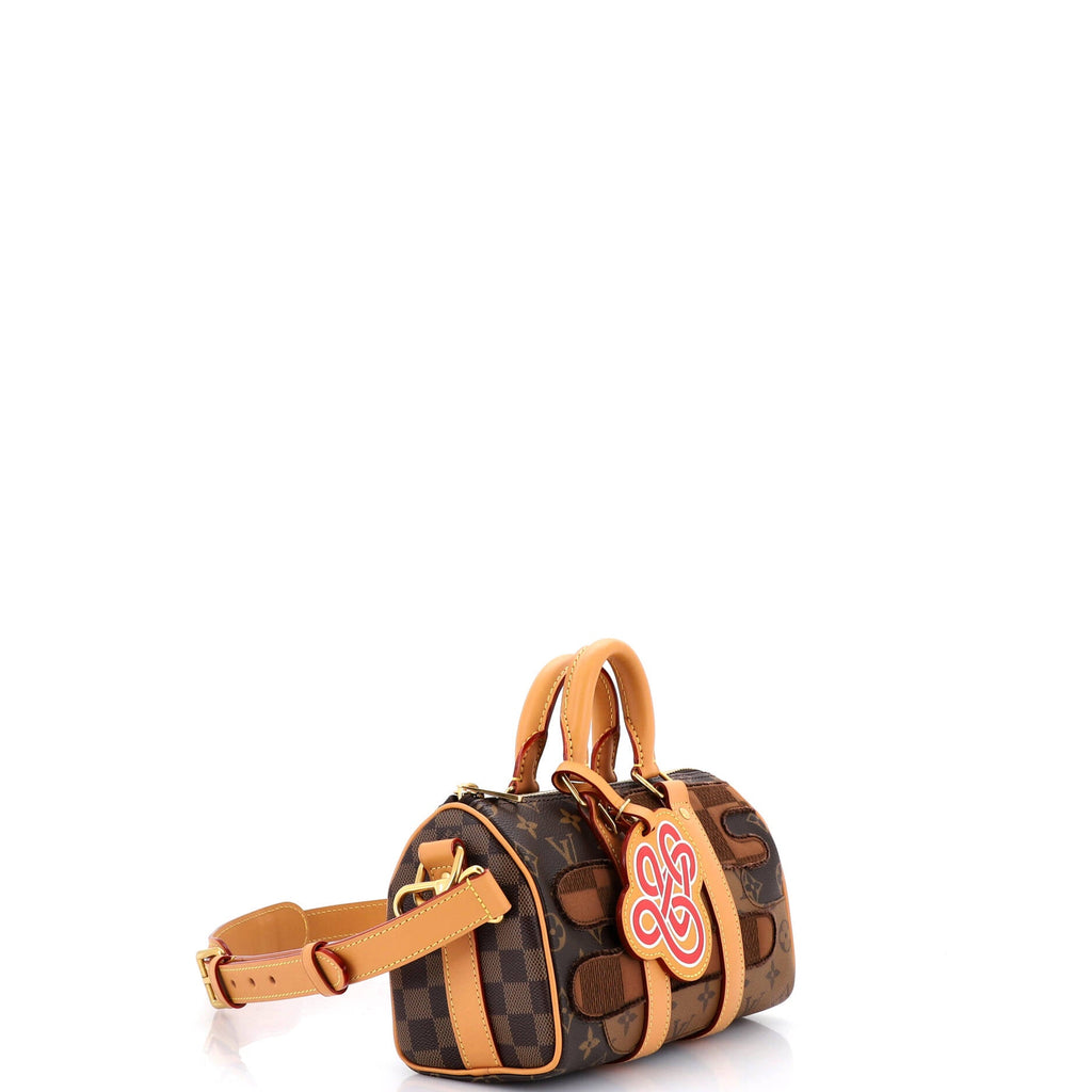 Keepall Bandouliere Bag Limited Edition Monogram Landscape Canvas 25