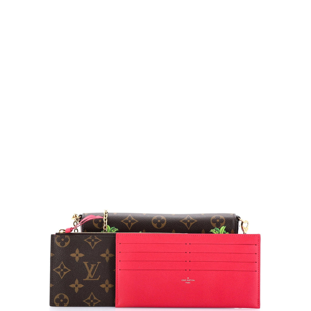 Felicie Pochette Limited Edition Vivienne Xmas Monogram Canvas