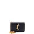 Classic Monogram Crossbody Bag Grainy Leather Small