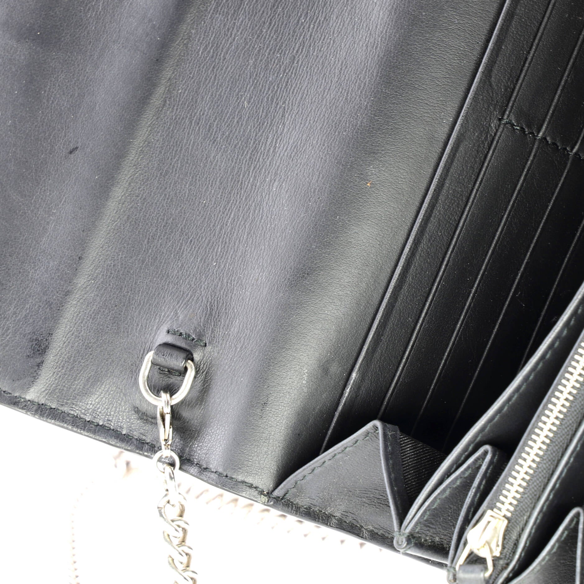 Dionysus Chain Wallet GG Coated Canvas Small