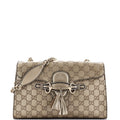 Emily Chain Flap Bag Guccissima Leather Medium