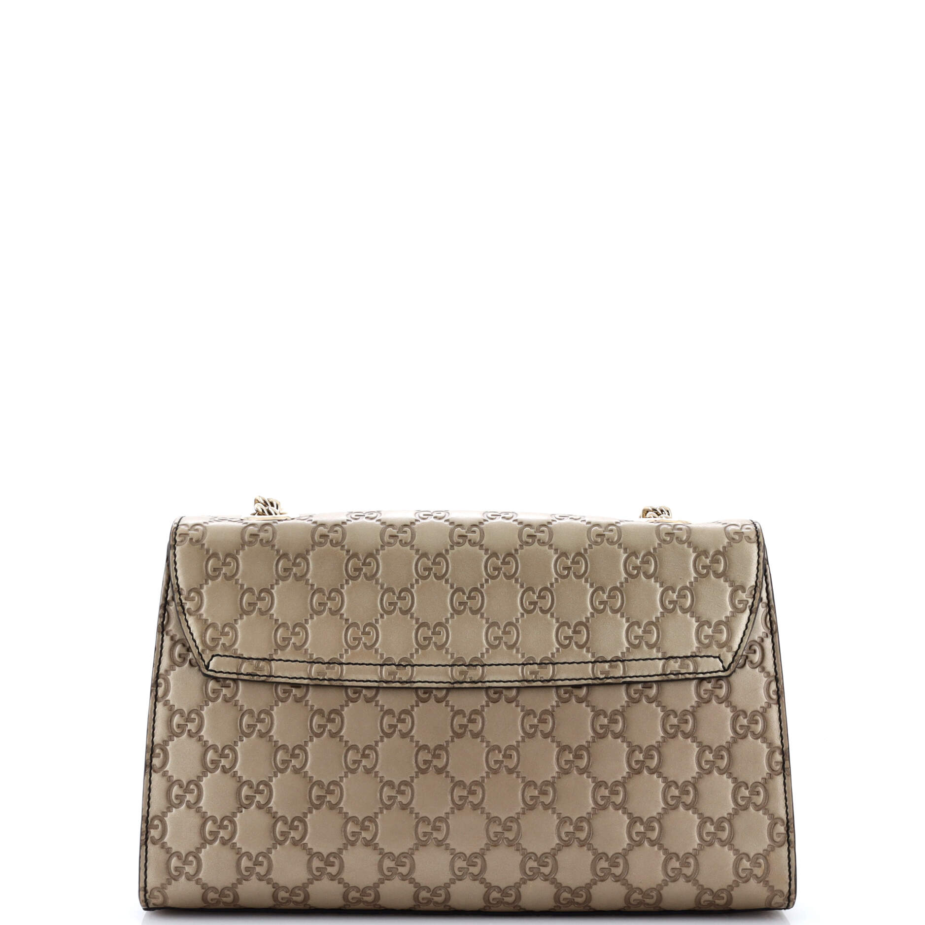 Emily Chain Flap Bag Guccissima Leather Medium