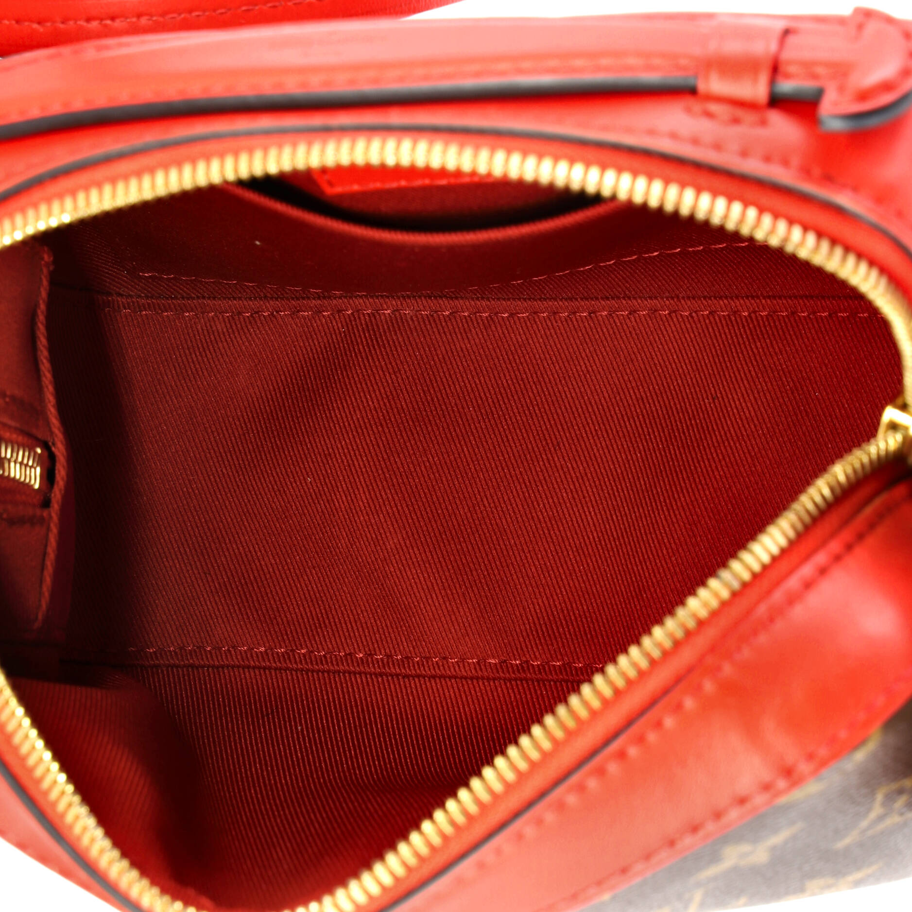 Saintonge Handbag Monogram Canvas with Leather