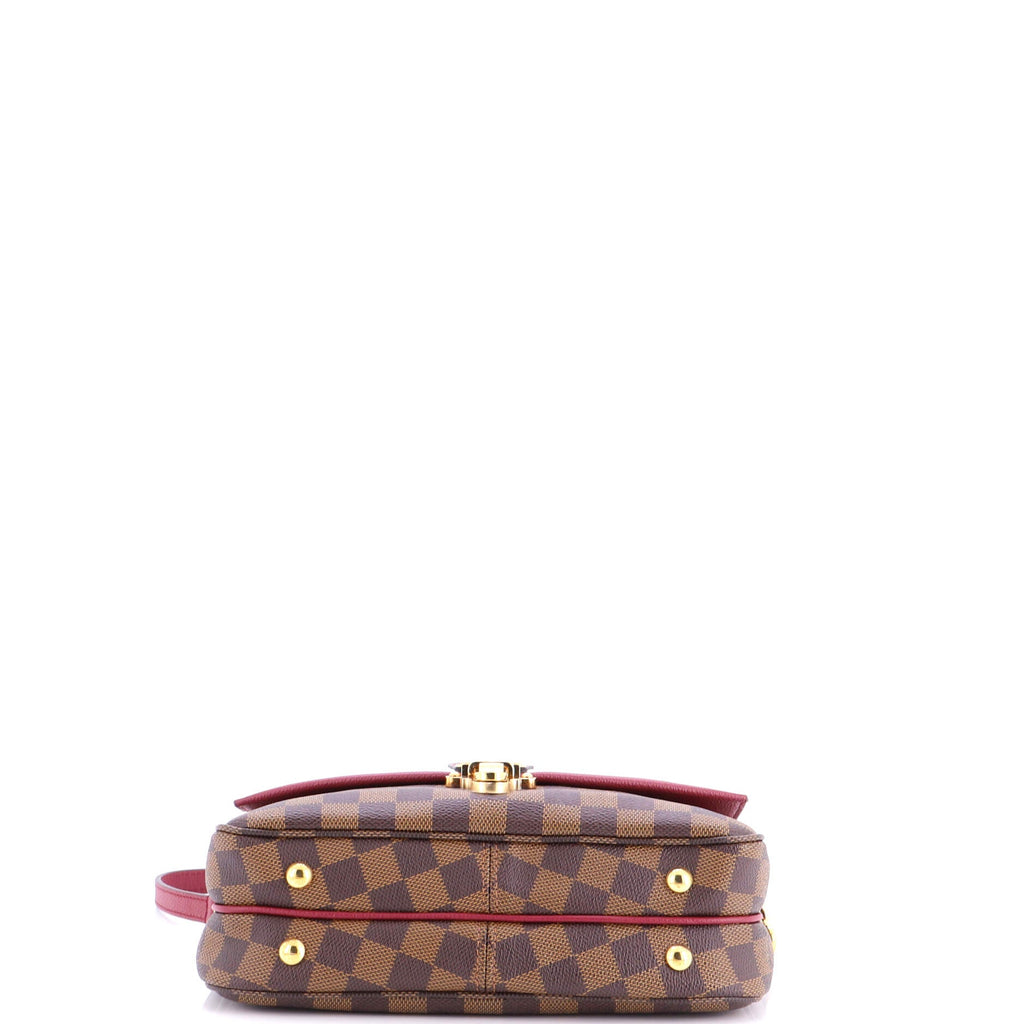 Clapton Handbag Damier and Leather PM