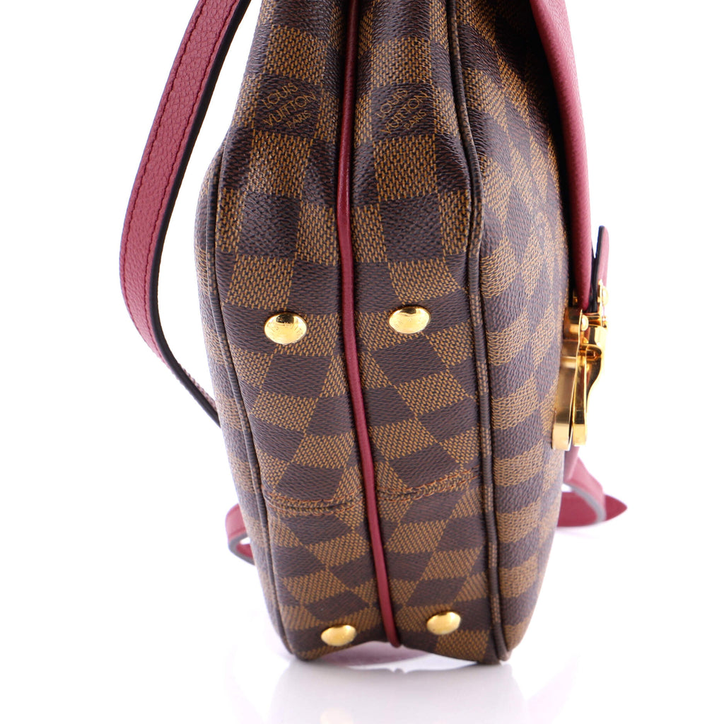 Clapton Handbag Damier and Leather PM