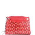 Structured Rouette Chain Shoulder Bag Coated Canvas Mini