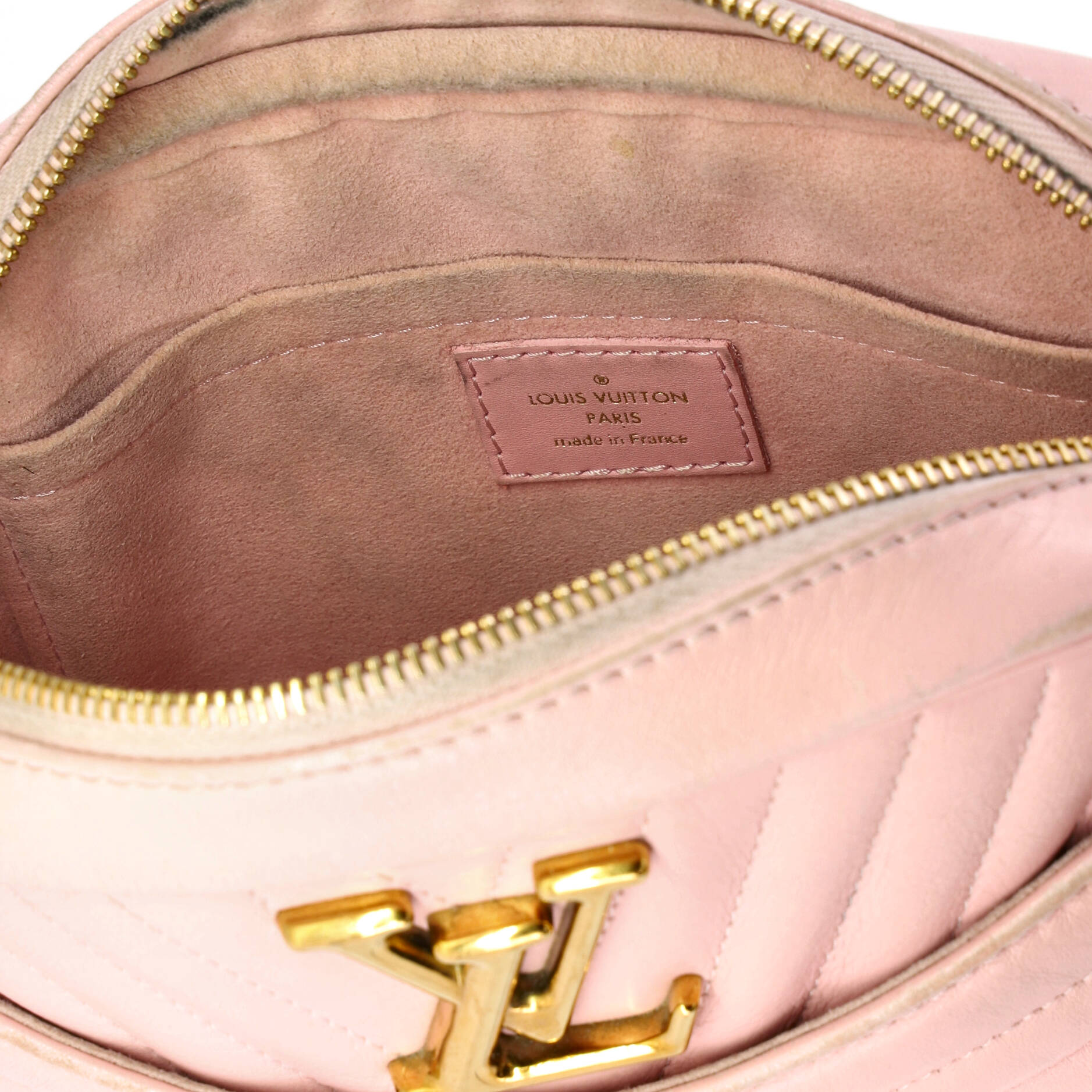 New Wave Camera Bag Quilted Leather