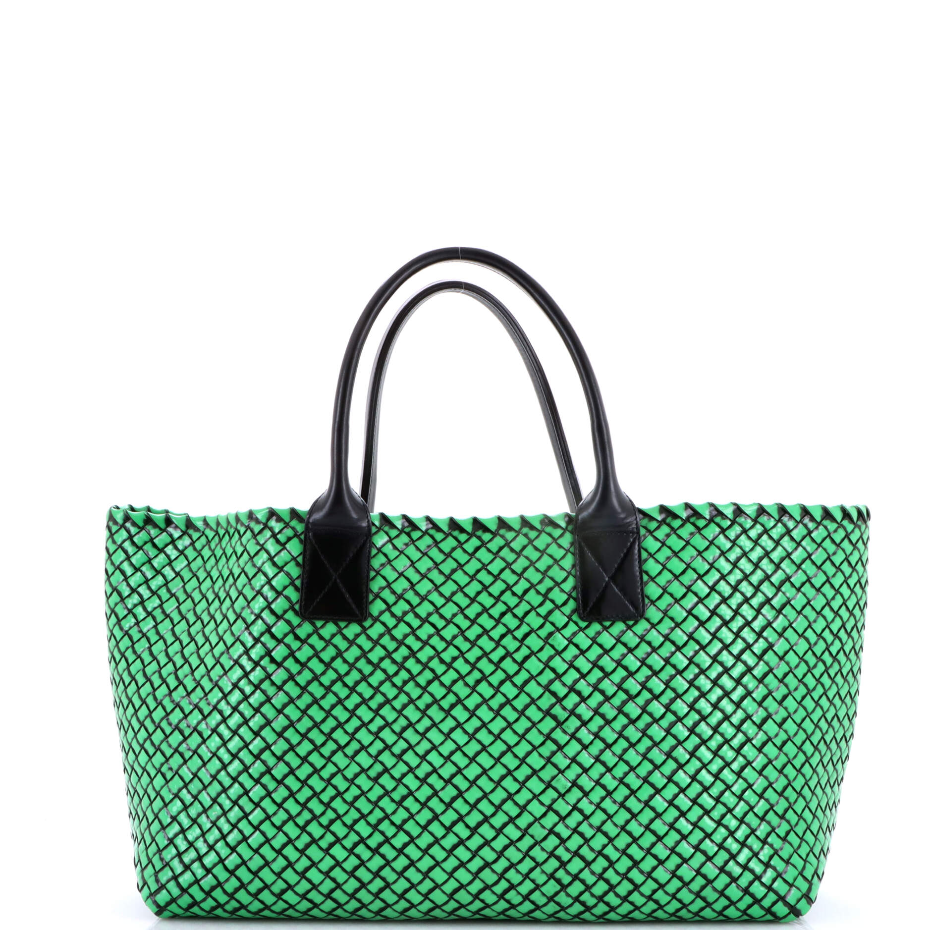 Cabat Tote Intrecciato Brushed Calfskin Medium