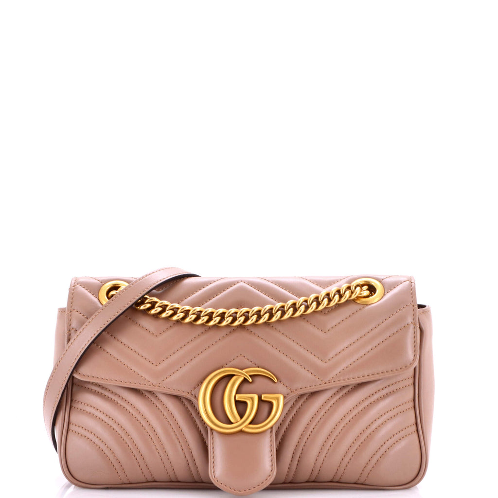 GG Marmont Flap Bag Matelasse Leather Medium