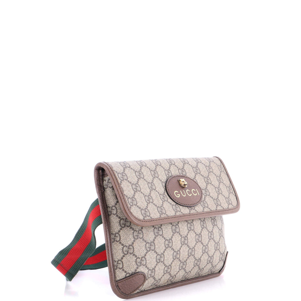 Neo Vintage Flap Messenger GG Coated Canvas Small