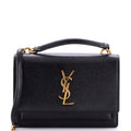 Sunset Top Handle Chain Wallet Leather