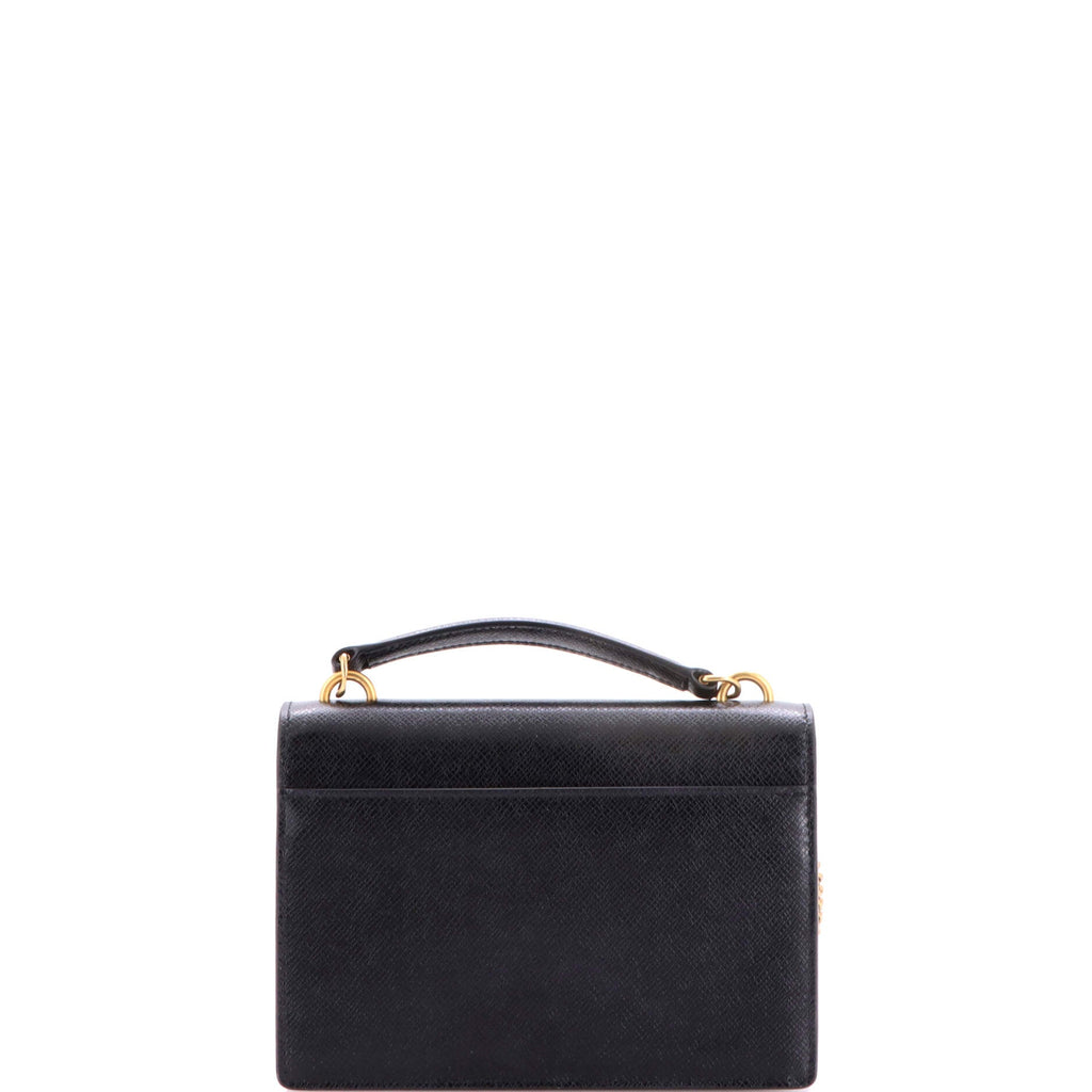 Sunset Top Handle Chain Wallet Leather
