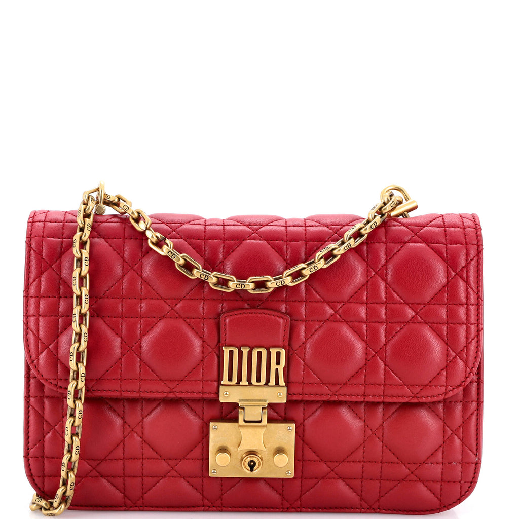 Dioraddict Flap Bag Cannage Quilt Lambskin Medium
