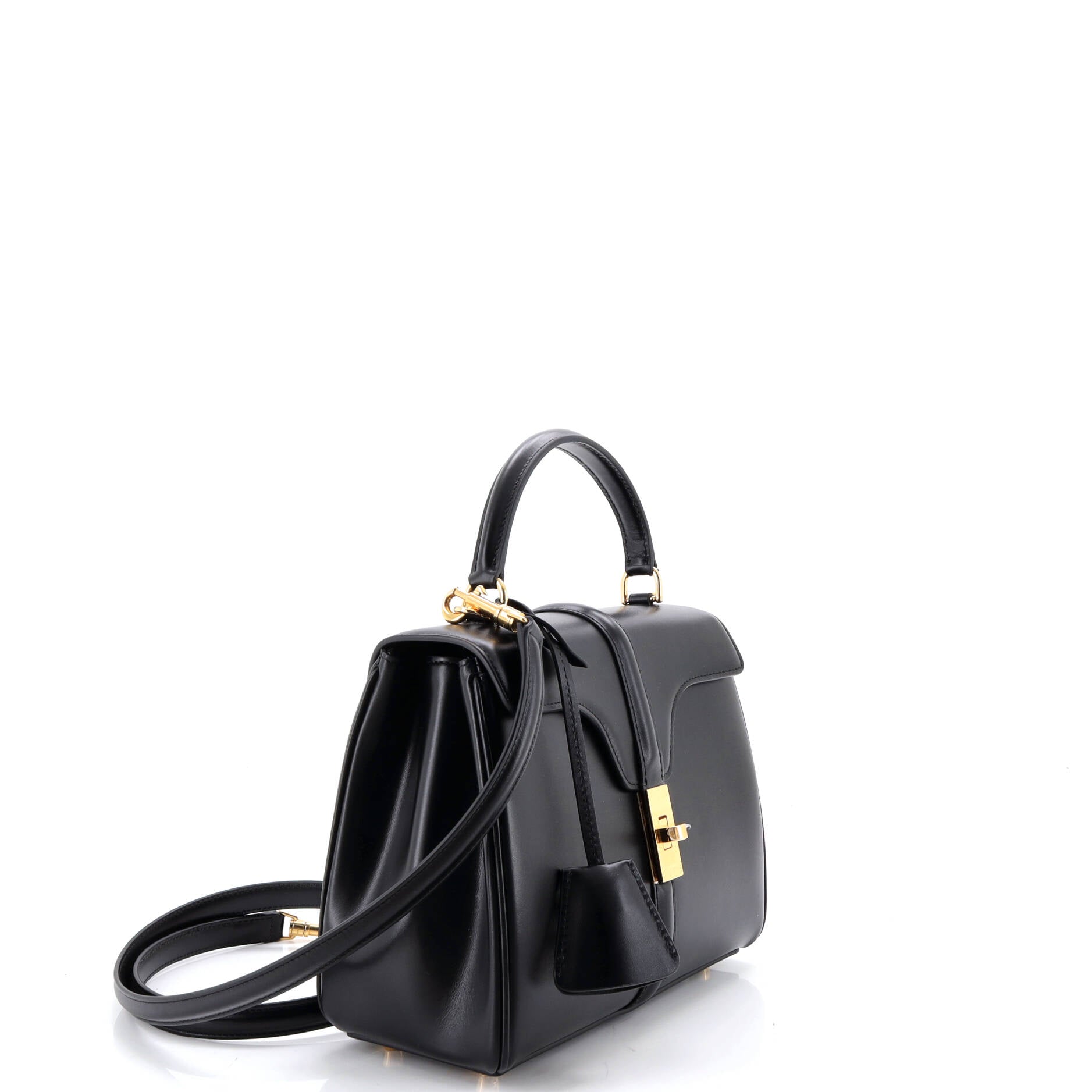 16 Top Handle Bag Smooth Calfskin Small