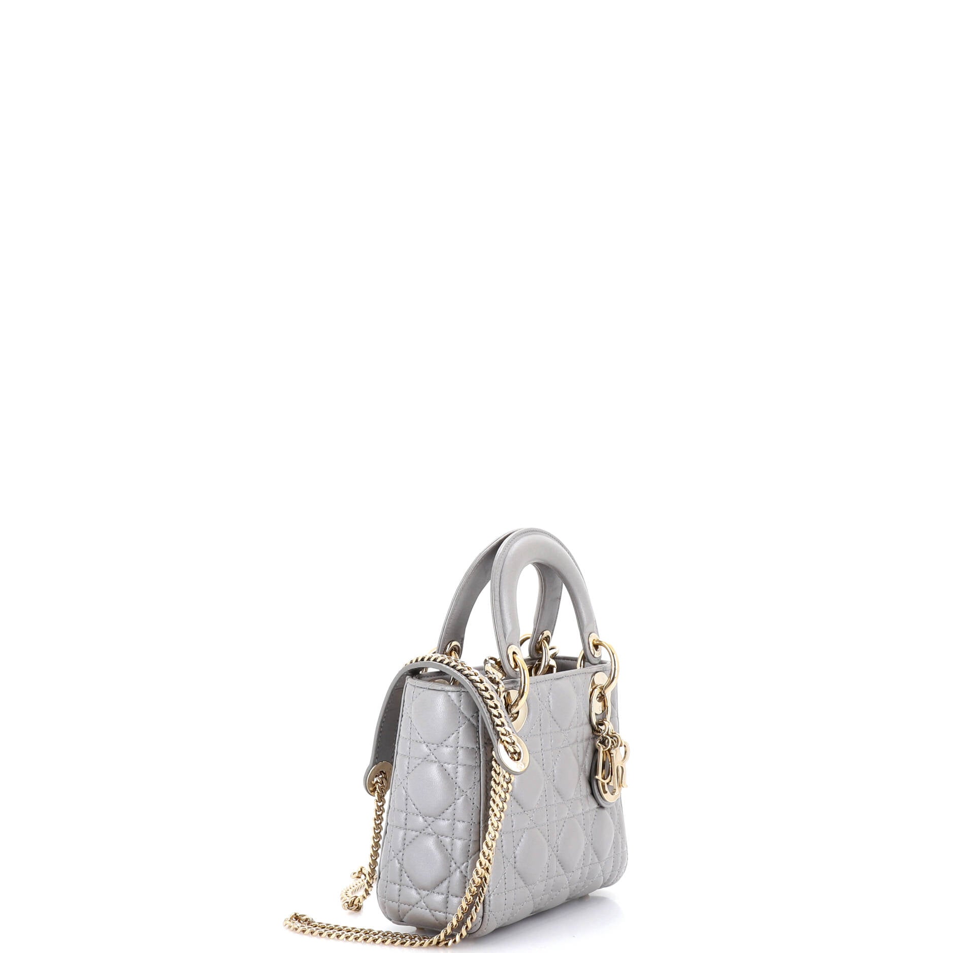 Lady Dior Chain Bag Cannage Quilt Lambskin Mini