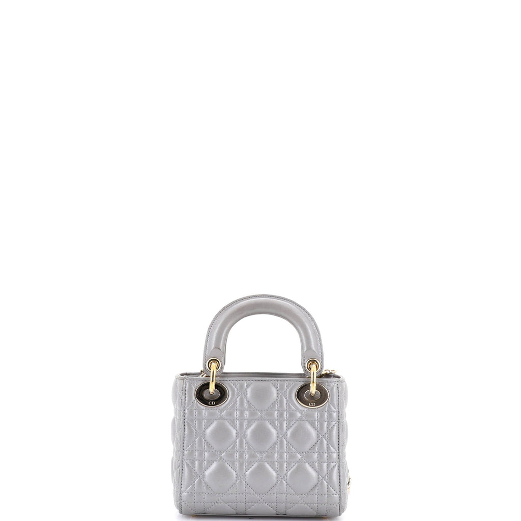 Lady Dior Chain Bag Cannage Quilt Lambskin Mini