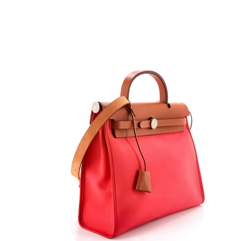 Herbag Zip Leather and Toile 31