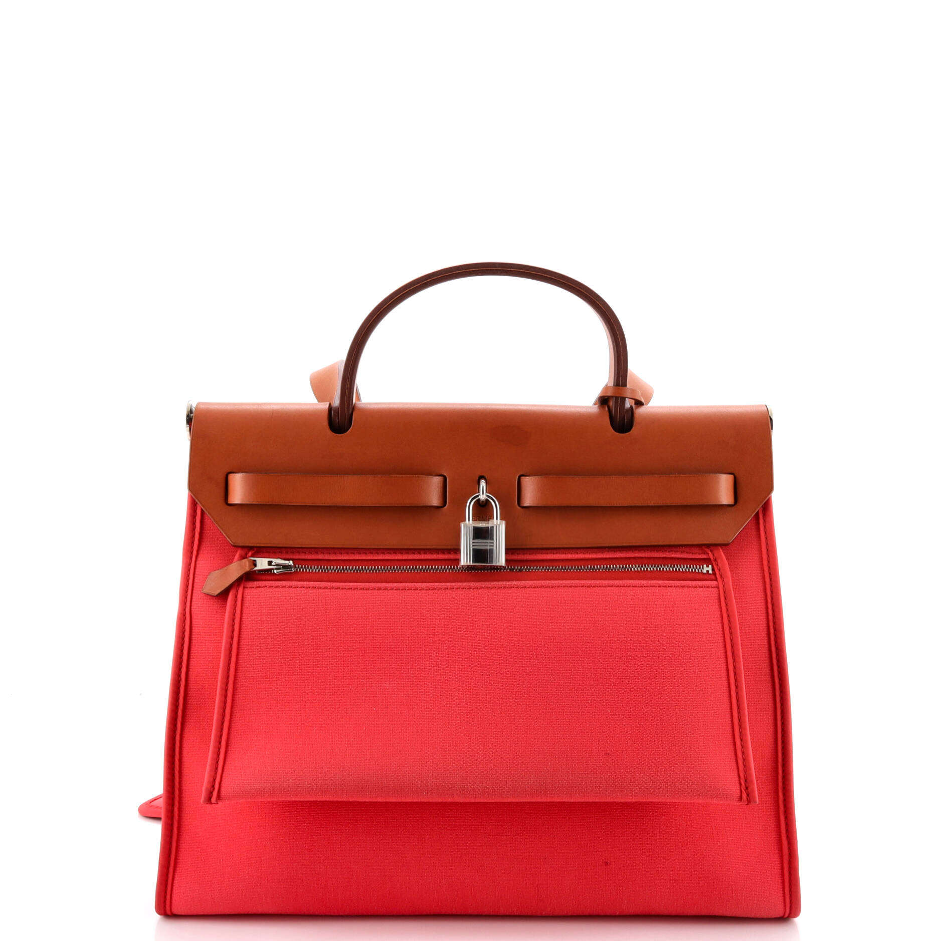 Herbag Zip Leather and Toile 31