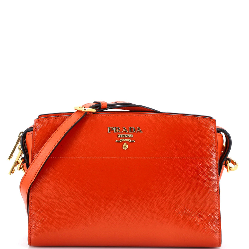 Bibliotheque Crossbody Saffiano Leather