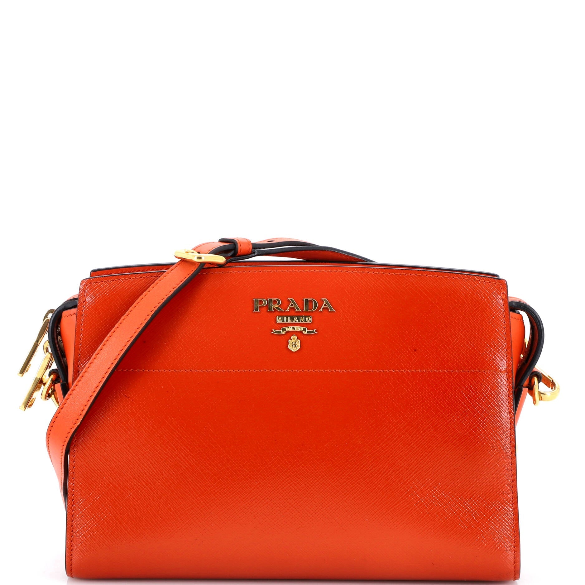 Bibliotheque Crossbody Saffiano Leather