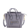 Luggage Bag Grainy Leather Nano