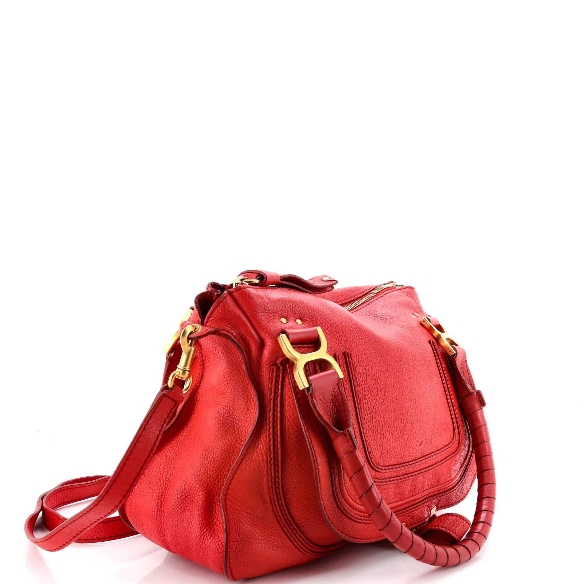 Marcie Satchel Leather Medium