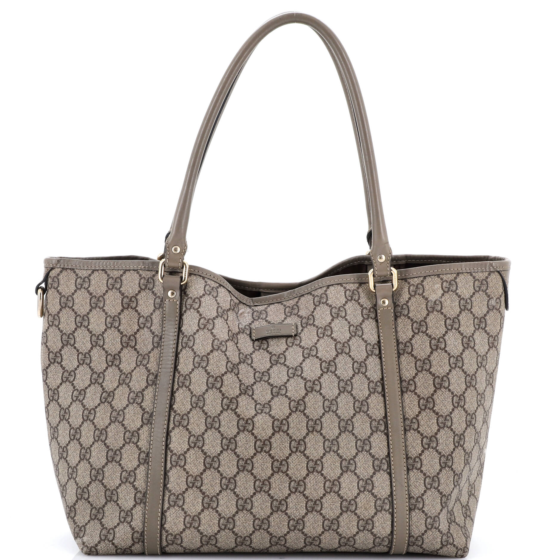 Joy Tote GG Coated Canvas with Leather Medium