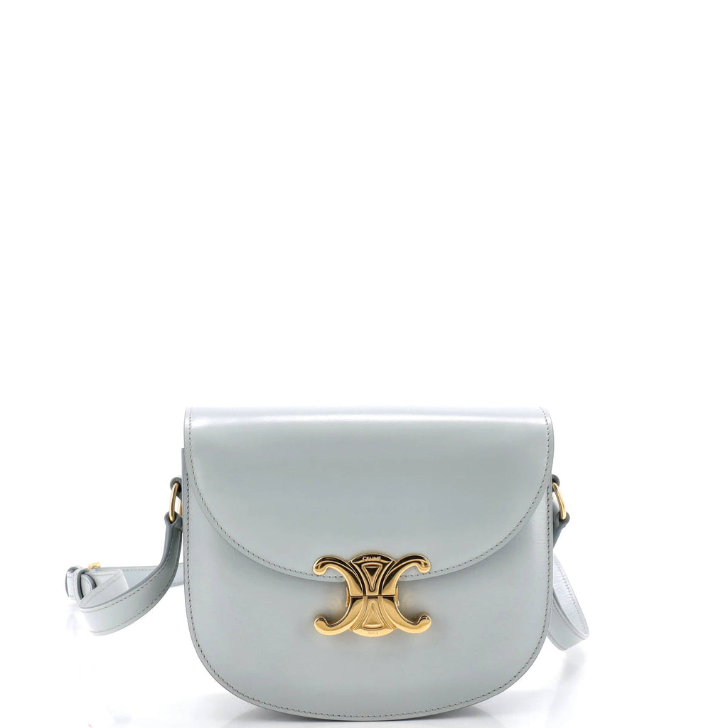 Triomphe Besace Clea Flap Bag Leather