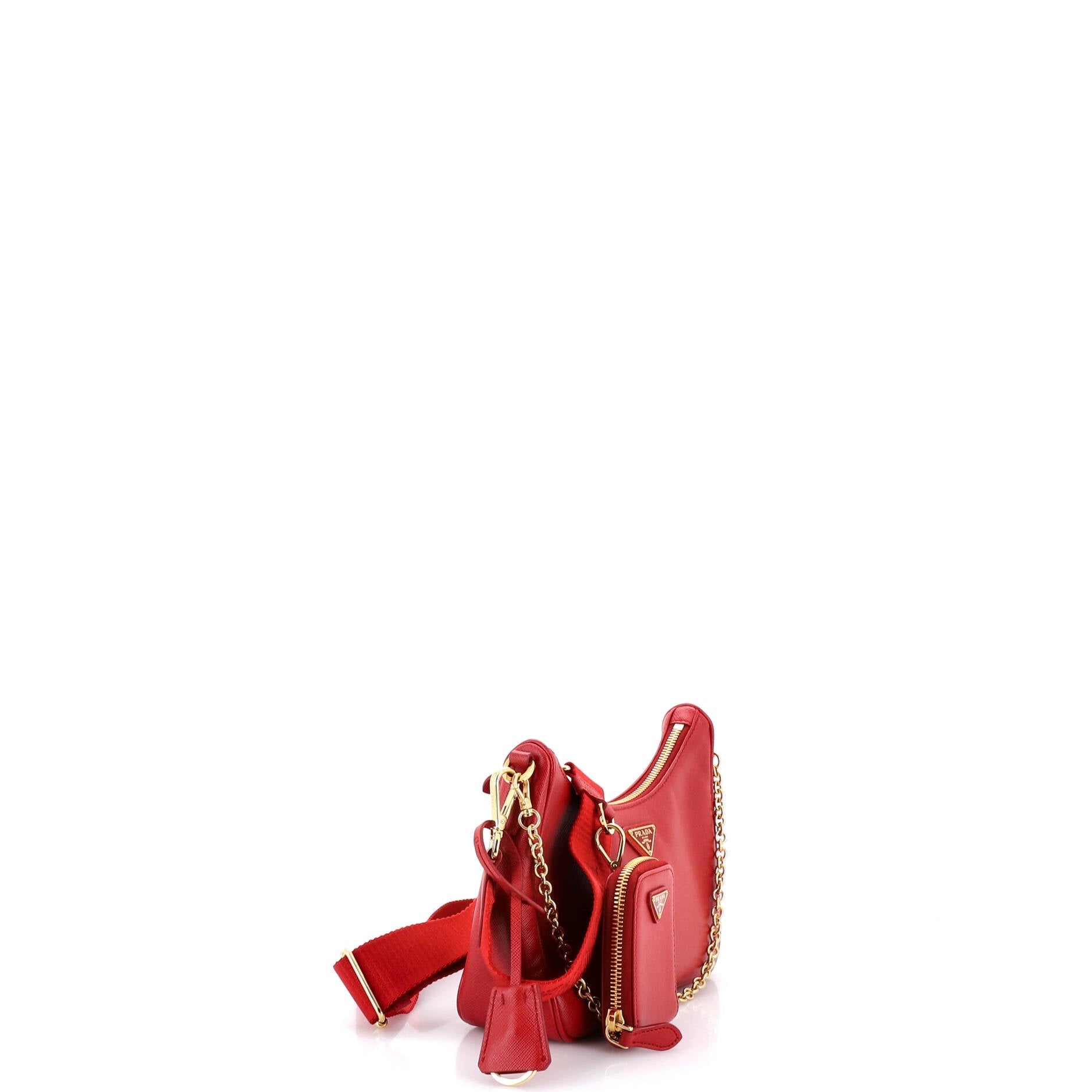 Re-Edition 2005 Shoulder Bag Saffiano Leather Small