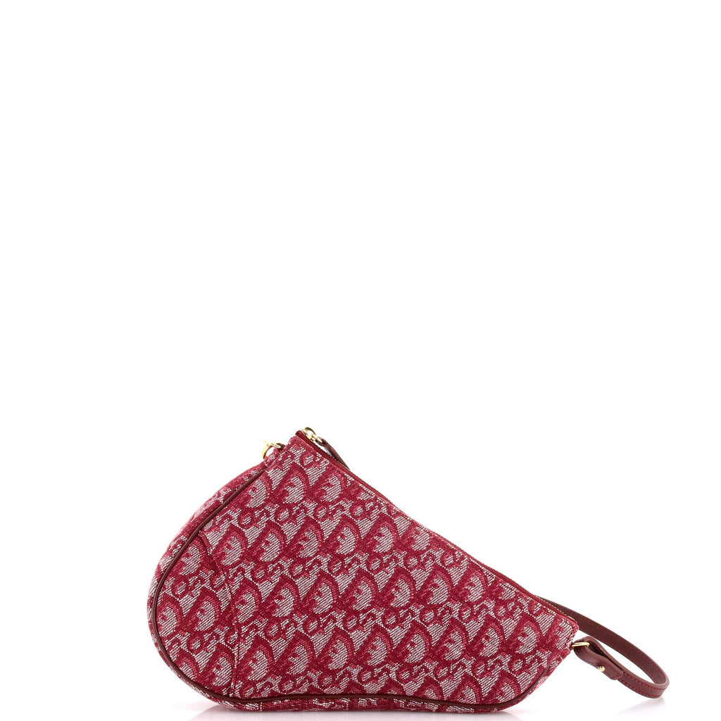 Vintage Saddle Bag Diorissimo Canvas Mini