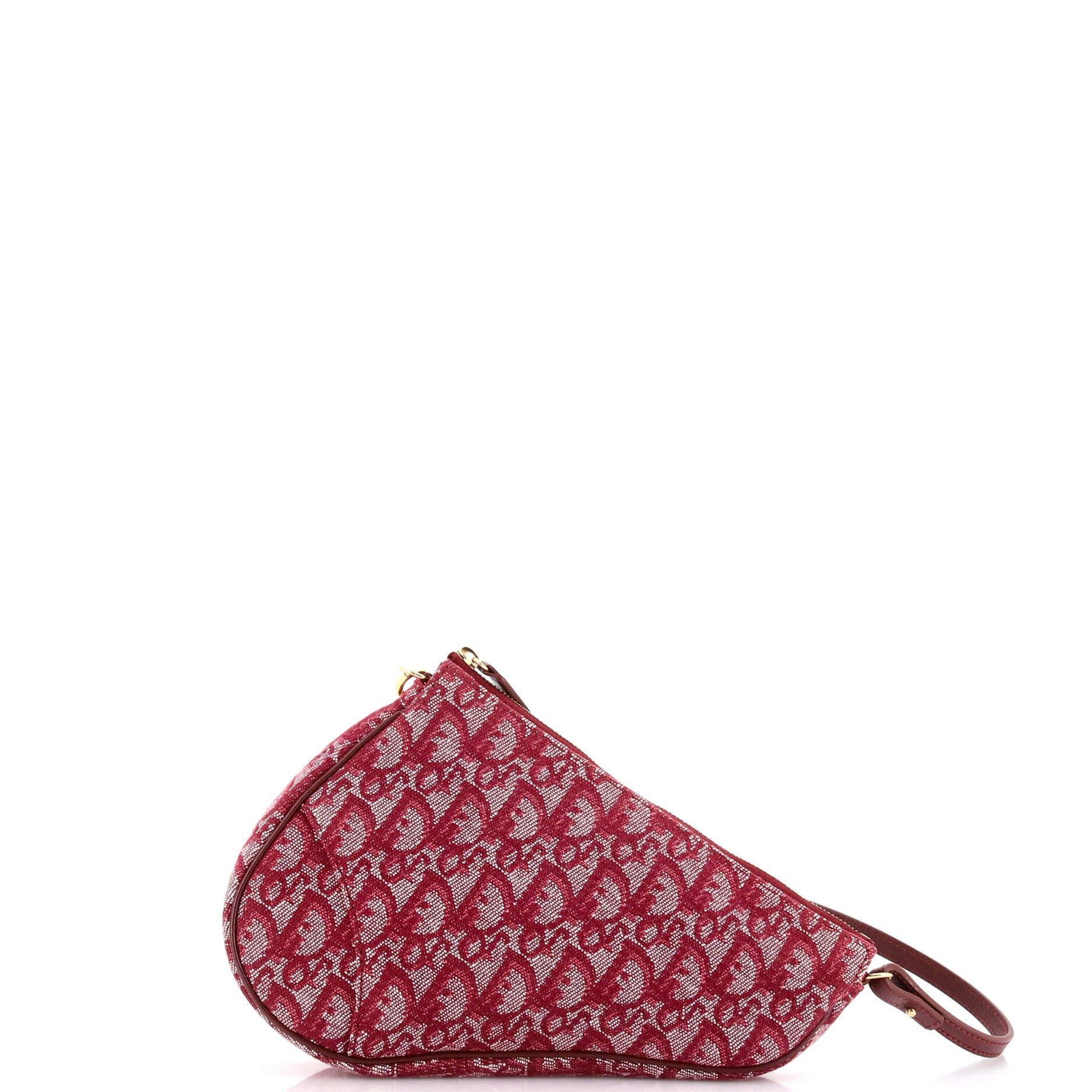 Vintage Saddle Bag Diorissimo Canvas Mini