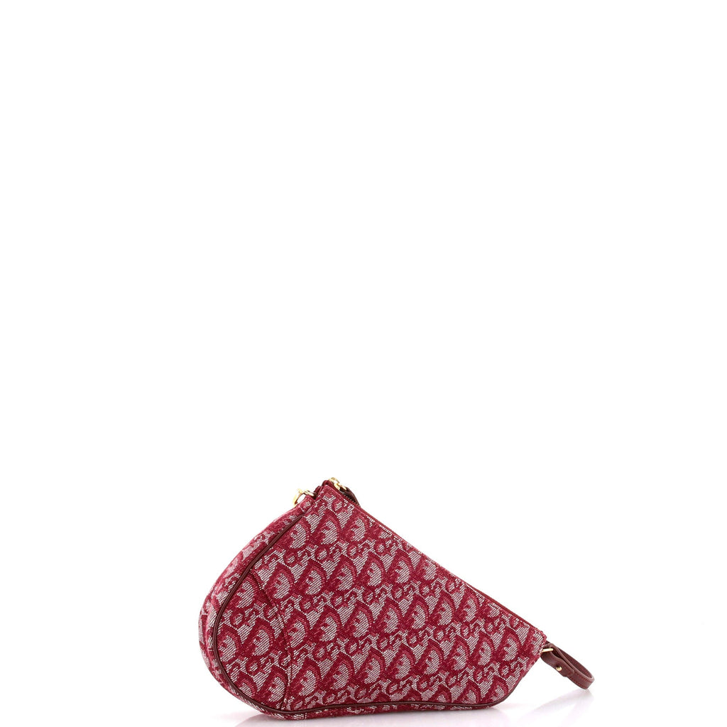 Vintage Saddle Bag Diorissimo Canvas Mini