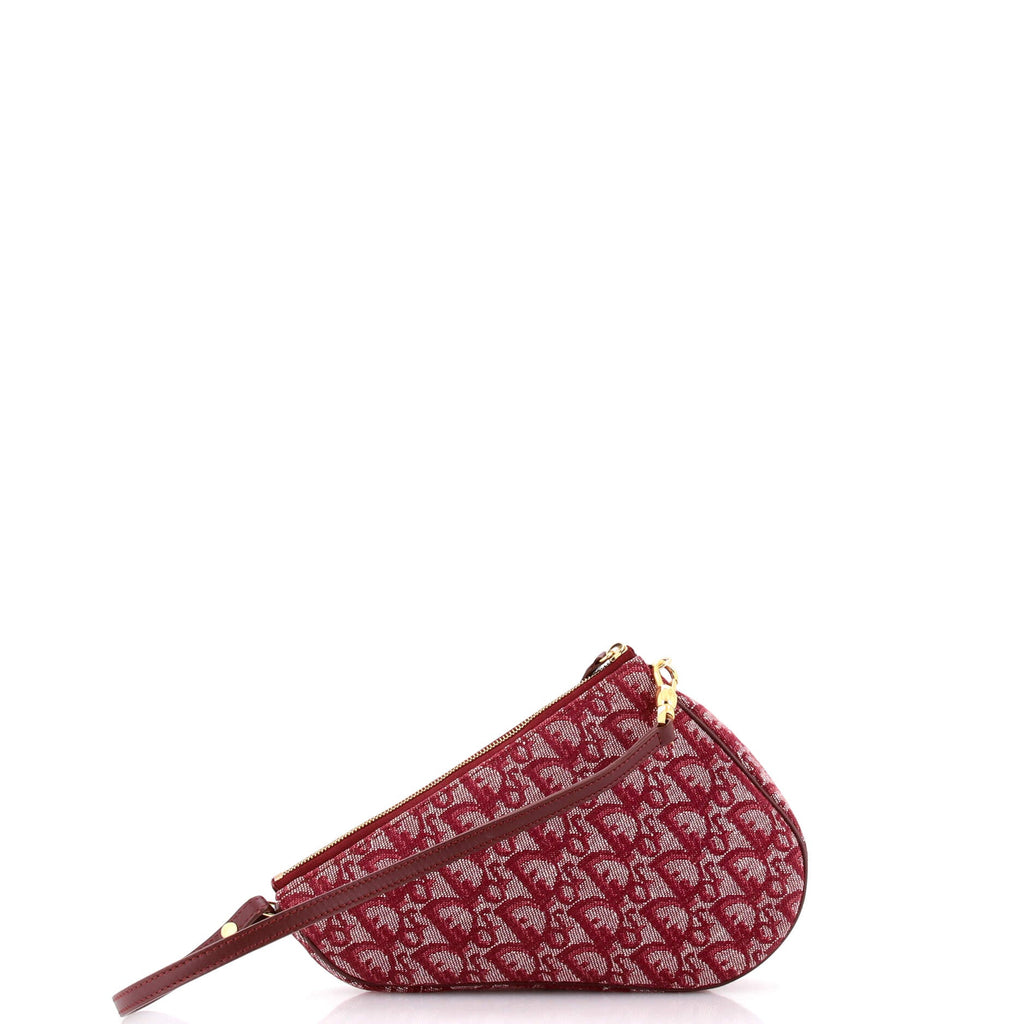 Vintage Saddle Bag Diorissimo Canvas Mini