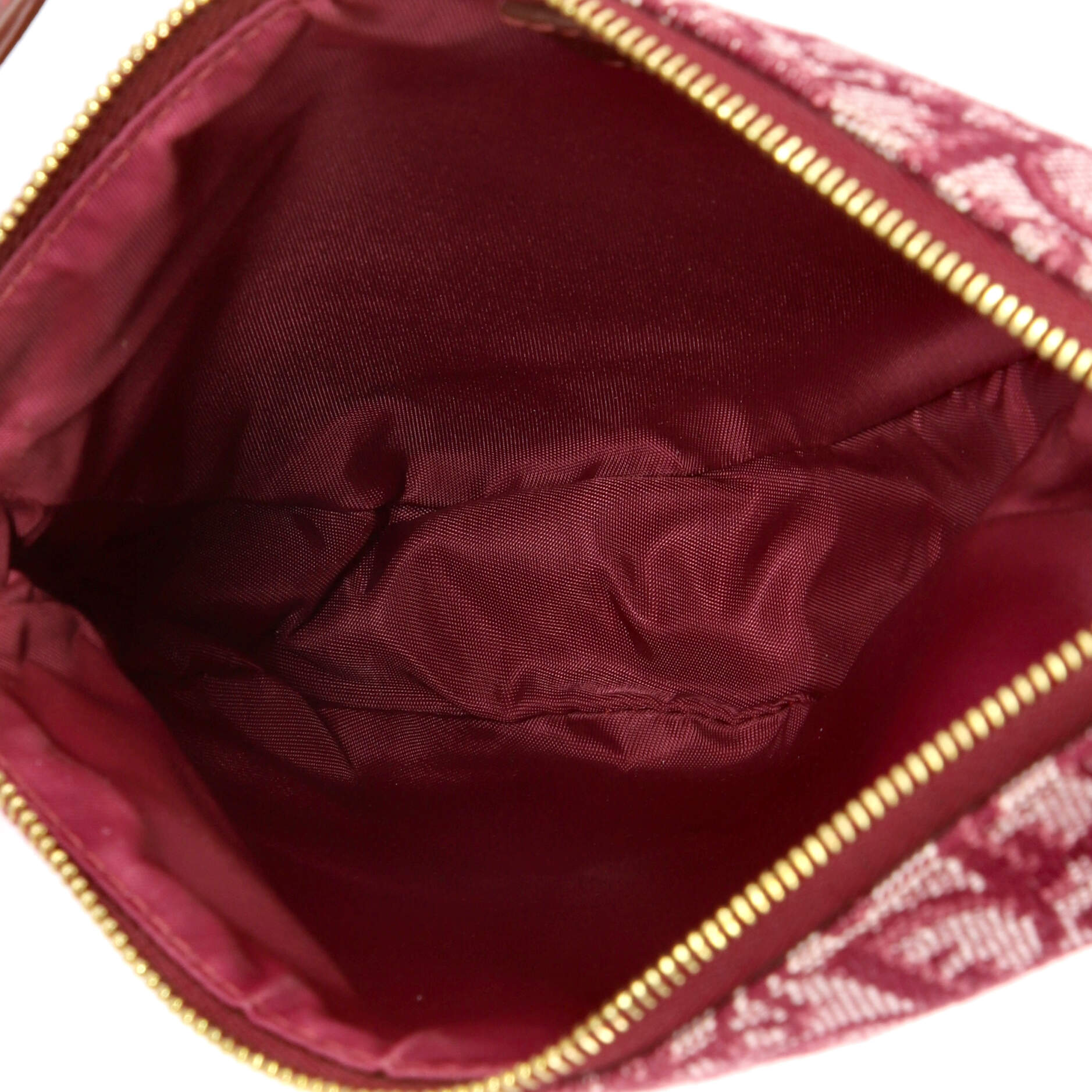 Vintage Saddle Bag Diorissimo Canvas Mini