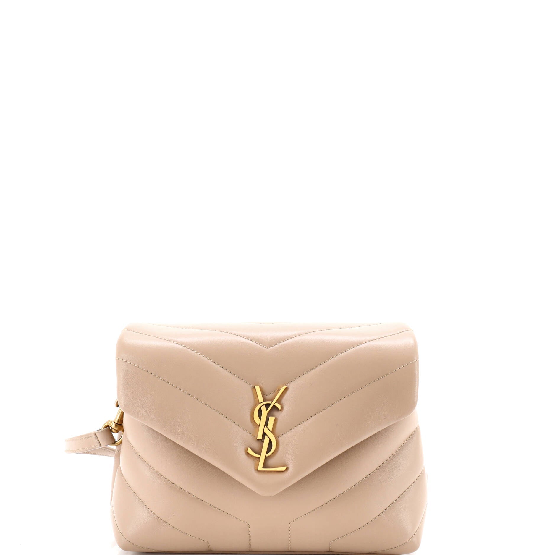 Loulou Shoulder Bag Matelasse Chevron Leather Toy