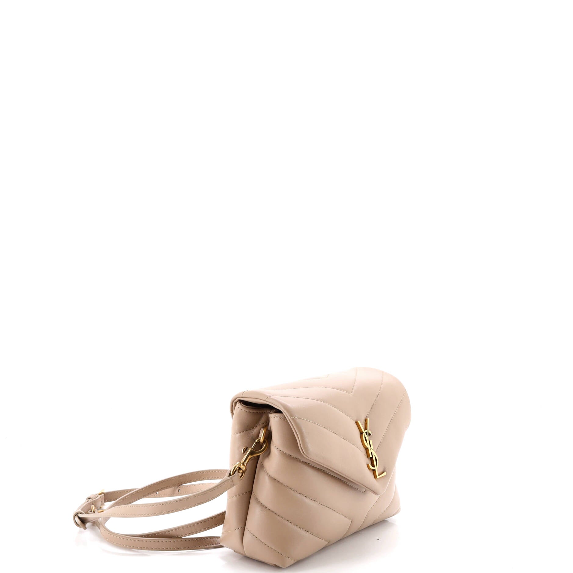 Loulou Shoulder Bag Matelasse Chevron Leather Toy