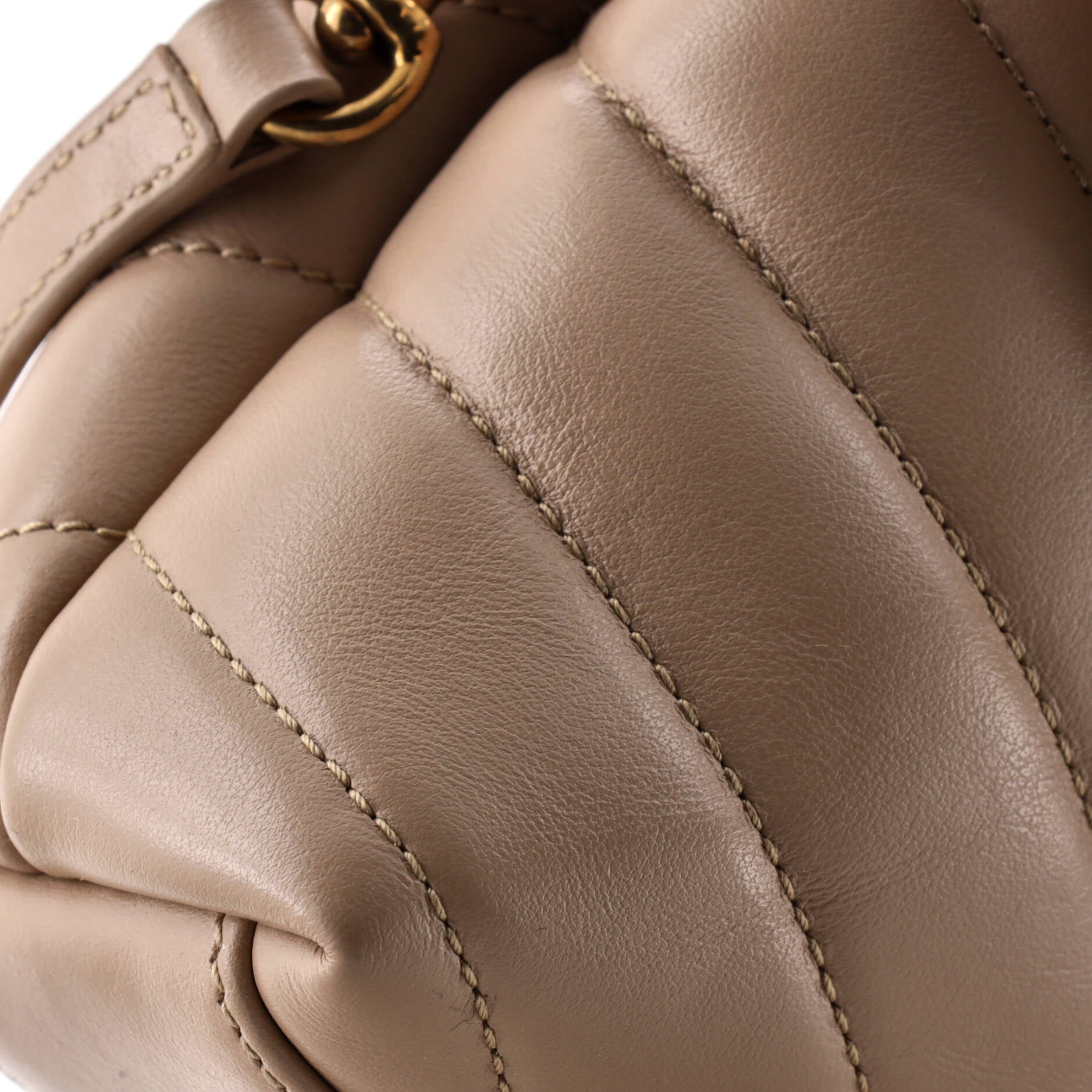 Loulou Shoulder Bag Matelasse Chevron Leather Toy