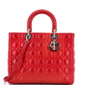 Lady Dior Bag Cannage Quilt Lambskin Large