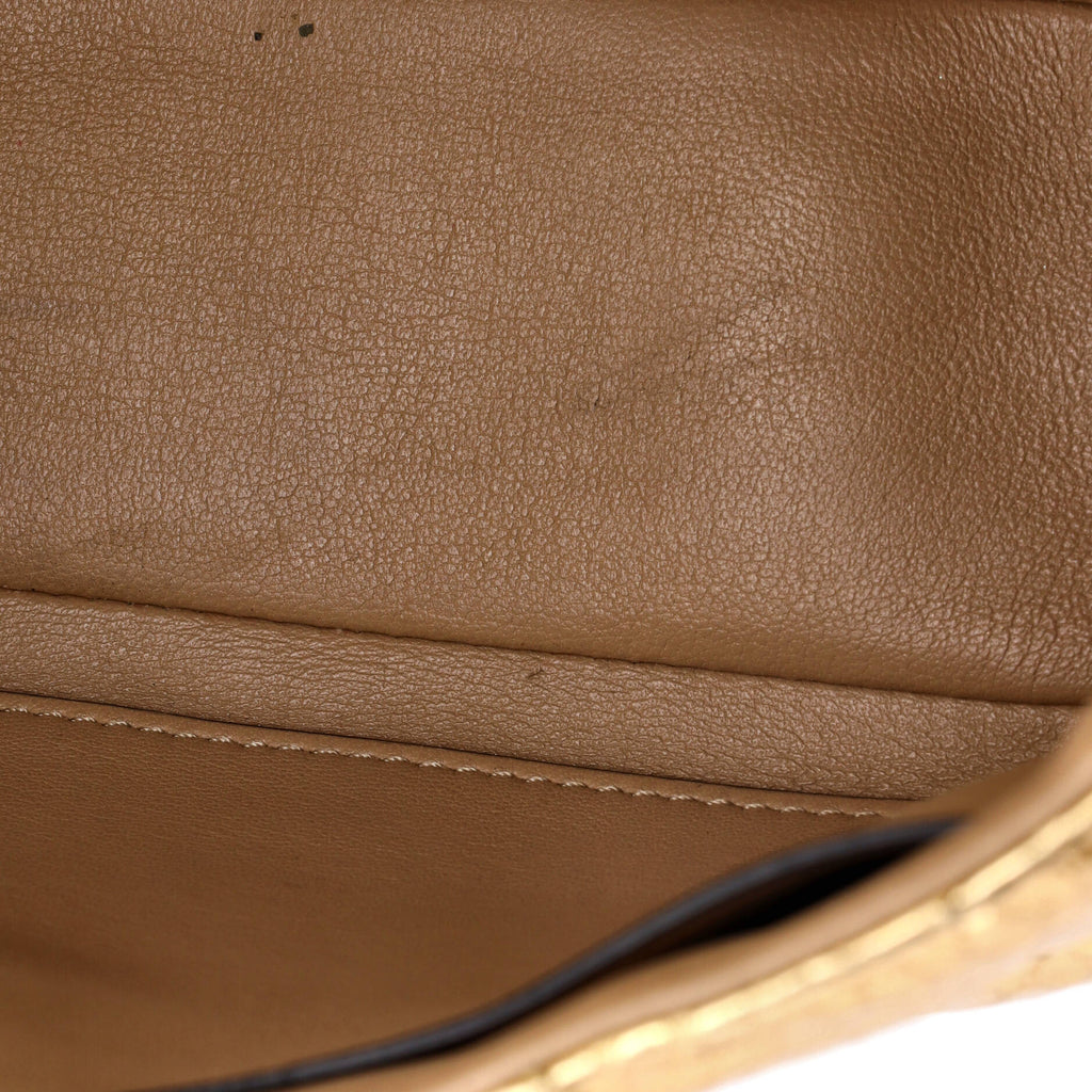 Roman Stud Flap Bag Quilted Leather Large
