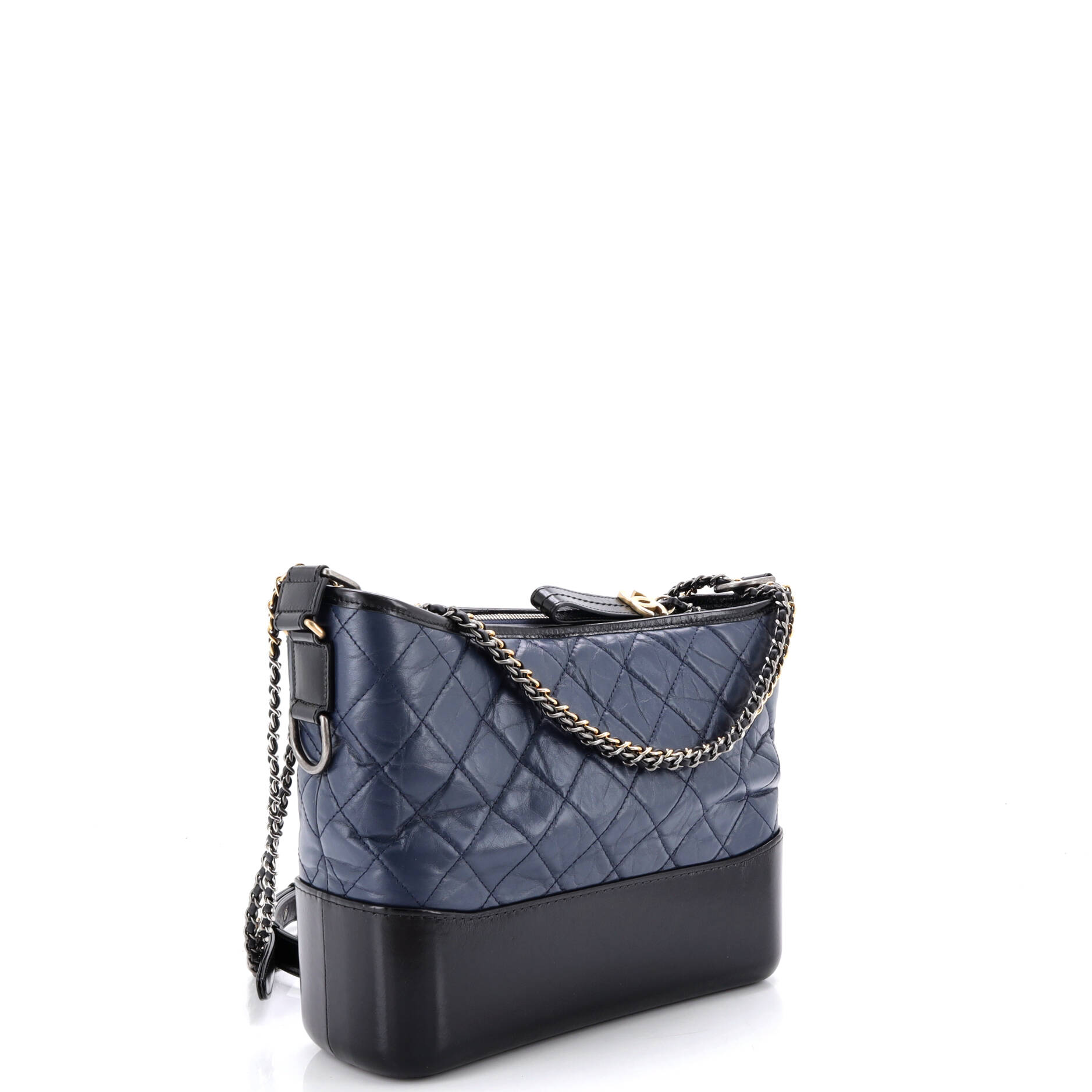Gabrielle Hobo Quilted Aged Calfskin Large
